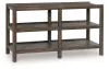 Ashley Furniture T669-4 Kallenny - Sofa Table - Brown / Gray