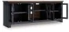 Ashley Furniture W664-68 Wildenauer - XL TV Stand With Fireplace Option - Brown / Black