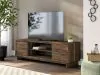 Ashley Furniture W3367-68 Zadilyn - XL TV Stand With Fireplace Option - Brown