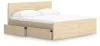 Ashley Furniture EB9632B24 Ashley Furniture EB9632B24 Onita - King Panel Platform Bed With 2 Side Storage - Natural