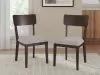 Ashley Furniture PCD607-07 Mallenette - Dining Upholstered Side Chair (Set of 2) - Merlot