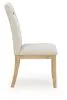 Ashley Furniture PCD852-01 Lasinger - Dining Upholstered Side Chair (Set of 2) - Light Brown