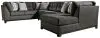 Ashley Furniture 67622S2 Ashley Furniture 67622S2 Reidshire - Right Arm Facing Corner Chaise 3 Pc Sectional - Steel