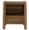 Riverside Furniture 55468 Henderson - One Drawer Nightstand - Toasted Pecan