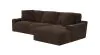 Jackson Furniture Industries 3045/63/76-09 Comfrey - 2 Piece Sofa / RSF Chaise - Chocolate
