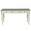 Liberty Furniture 244-HOJ-3DH Magnolia Manor - 3 Piece Home Office Set (Desk & Hutch) - Antique White