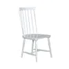 Liberty Furniture 224-C4000S-W Capeside Cottage - Spindle Back Side Chair - White (RTA)