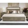 Riverside Furniture 39399 Intrigue - 3 Drawer Nightstand - Light Brown