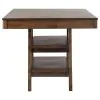 CoasterEssence 115208 Dewey - Rectangular Counter Height Dining Table - Walnut