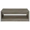 Coaster Fine Furniture 707728 Felix - 2-Drawer Engineered Wood Coffee Table - Gray Driftwood