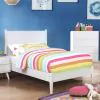 Furniture of America CM7386WH-CK-BED Lennart - California King Bed - White