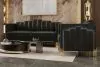 New Classic 23-2034-2NP Empire - 2 Piece Manual Sofa & Loveseat - Black