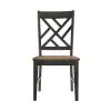 Intercon HP-CH-385W-BBP-RTA Harper - Lattice Chair - Brushed Brown / Pecan