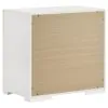 Coaster Fine Furniture 224942 Ives - 2-Drawer Nightstand Bedside Table - White High Gloss