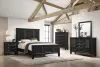 CoasterEssence 201321KWN-S5 Sandy Beach - 5 Piece California King Panel Bedroom Set - Black