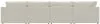 Jackson Furniture Industries 2235/36/31/59/76-16 Jackson Furniture Industries 2235/36/31/59/76-16 Ritzy - 6 Piece Modular Sectional (RSF Chaise) - Bone