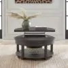 Liberty Furniture 811-OT1010 Weston - Round Lift Top Cocktail Table - Peppercorn