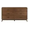 Liberty Furniture 604-BR31 Century Modern - 6 Drawer Dresser - Walnut