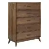 Liberty Furniture 604-BR41 Century Modern - 5 Drawer Chest - Walnut