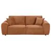 Coaster Fine Furniture 504951 Burnett - Chenille Upholstered Wide Arm Sofa - Burnt Orange