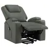 Coaster Fine Furniture 609478P Armstrong - Upholstered Power Lift Massage Recliner - Gray