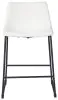 Ashley Furniture D372-724 Ashley Furniture D372-724 Centiar - Upholstered Barstool (Set of 2) - White