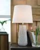Ashley Furniture L204464 Chaston - Metal Table Lamp (Set of 2) - Antique White