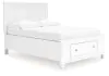 Ashley Furniture B680B25 Ashley Furniture B680B25 Fortman - Full Panel Storage Bed - White