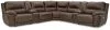 Ashley Furniture U71604S7 Ashley Furniture U71604S7 Dunleith - 7-Piece Power Reclining Sectional With 2 Storage Consoles - Chocolate