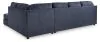 Ashley Furniture 95302S1 Albar Place - 2-Piece Sectional With Laf Sofa Chaise - Cobalt