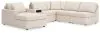 Ashley Furniture 92103S24 Ashley Furniture 92103S24 Modmax - 6-Piece Sectional With Laf Corner Chaise And Audio Console - Oyster