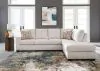 Ashley Furniture 24305S2 Ashley Furniture 24305S2 Aviemore - 2-Piece Sectional With Raf Corner Chaise - Stone