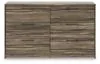 Ashley Furniture PCB2005-31 Elbrim - Six Drawer Dresser - Brown
