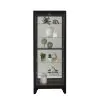 Pulaski Furniture 21218 PFC Curios - Lighted Gallery Style 5 Shelf Curio Cabinet - Onyx Black