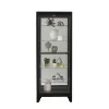 Pulaski Furniture 21218 PFC Curios - Lighted Gallery Style 5 Shelf Curio Cabinet - Onyx Black