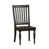 Liberty Furniture 879-C1500S Harvest Home - Slat Back Side Chair - Chalkboard