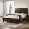 New Classic 00-1334-100 Blue Ridge - 6/6 King Bed - Dark Brown