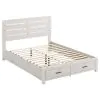 CoasterEveryday 207050KE Brantford - Wood Eastern King Storage Panel Bed - Coastal White
