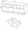 CoasterEssence 701973 Casey - 2-Drawer Engineered Wood TV Stand - Cappuccino