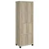 Coaster Fine Furniture 707746 Sachin - 3-Shelf Engineered Wood Media Tower - Distressed Pine