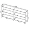 CoasterEssence 801018 Kate - Console Bookcases - Black Nickel