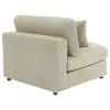 Coaster Fine Furniture 509897 Blaine - Upholstered Armless Chair - Sand
