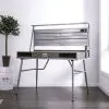 Furniture of America CM-DK5566 Mccredmond - Desk With USB - Silver
