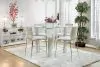 Furniture of America CM3362PT Richfield - Counter Height Table - Silver