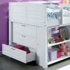 Furniture of America CM-BK967T Abigail - Twin Size Loft Bed - White