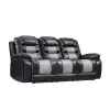 New Classic U7005-30P1-BKG New Classic U7005-30P1-BKG Nikko - Sofa With Power Footrest - Black / Gray