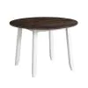 Intercon KA-TA-4242D-GWH-C Kona - Drop Leaf Table - Gray / White