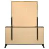 Coaster Fine Furniture 225003M Kaywood - 6-Drawer Dresser And Mirror - Natural Pine