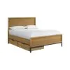 Intercon NP-BR-5464Q-NTO-C Newport - Queen Bed - Natural Oak
