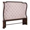 Liberty Furniture 765-BR13HU Providence Park - Queen Upholstered Shelter Headboard - Chateau Brown